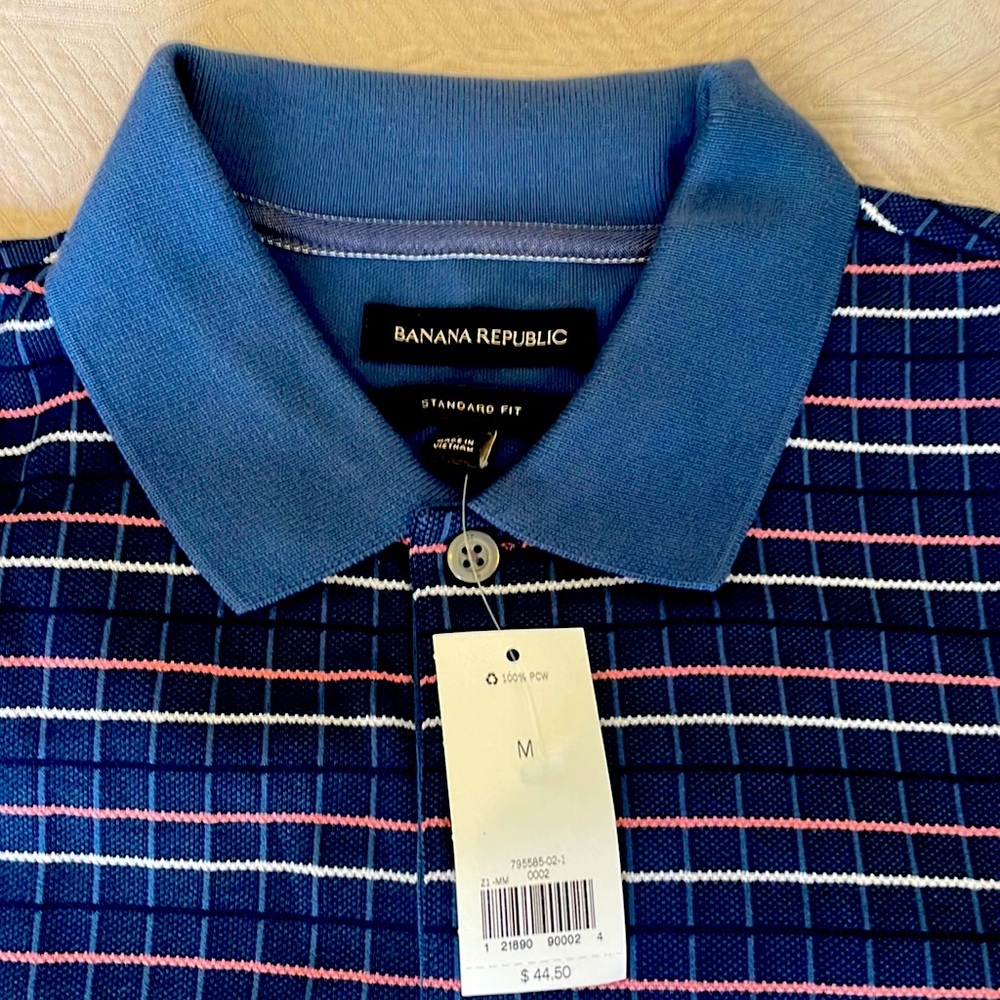Banana republic Pique Polo NWT